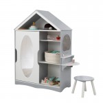 Dulapior Glamorous de haine cu oglinda si masuta de toaleta Kidkraft dressing - Dulap din lemn MDF DRESS UP ARMOIRE AND VANITY Dulapior Glamorous de haine cu oglinda si masuta de toaleta Kidkraft dressing - Dulap din lemn MDF DRESS UP ARMOIRE AND VANITY